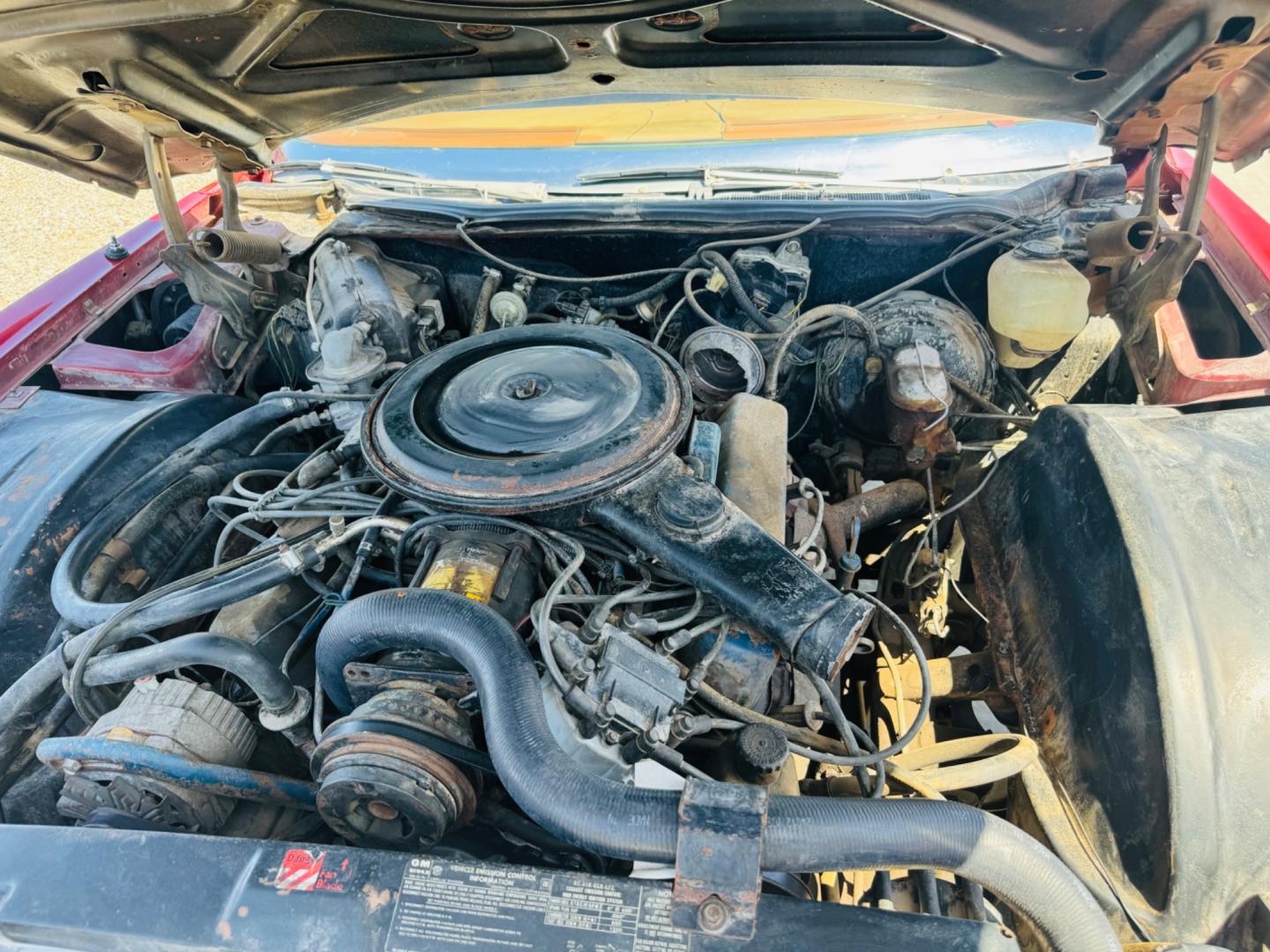 1975 Red Cadillac Eldorado convertible. , located at 2190 Hwy 95, Bullhead City, AZ, 86442, (928) 704-0060, 0.000000, 0.000000 - 1975 Cadillac Eldorado Convertible. Great project car for someone. New tires. Runs and drives, power top works. has a/c doesn't work. needs restoration. interior needs work, engine needs to be serviced . clear title. - Photo#20